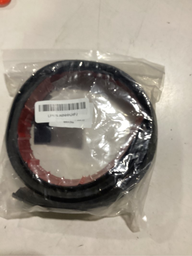 Condition photo showing New/Like New for Vinyl Door Threshold Flooring Transition Strip Self Adhesive Carpet Edging Strip for Laminate Doorway Edge Threshold from 1/5" to 2/5" (Black, 3.3 Ft) 1/5" to 2/5", 3.3Ft Black