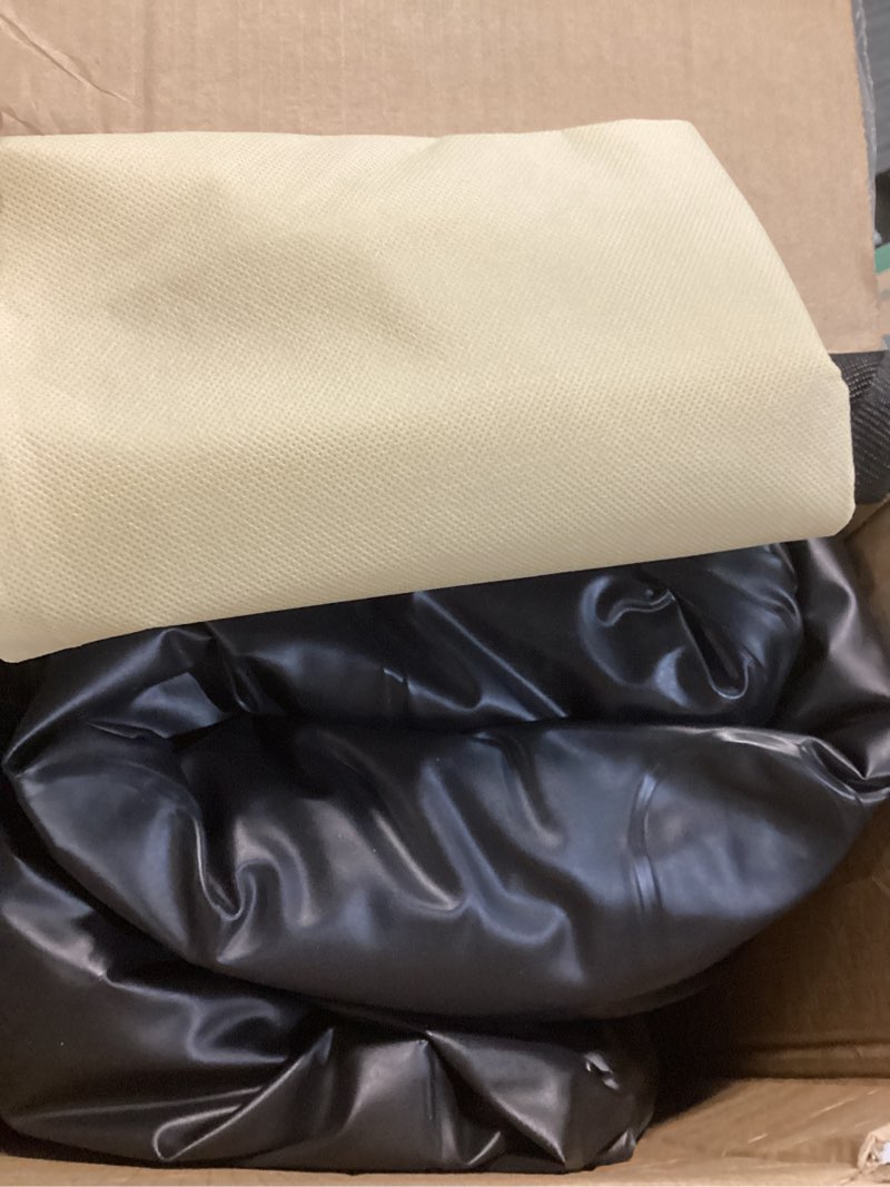 Condition photo showing As Is for dumos queen air mattress - 16" inflatable blow up airbed with built-in high capacity pump, double height, non-slip bottom design, weight capacity 660 lbs air bed for home or camping black queen 16 in