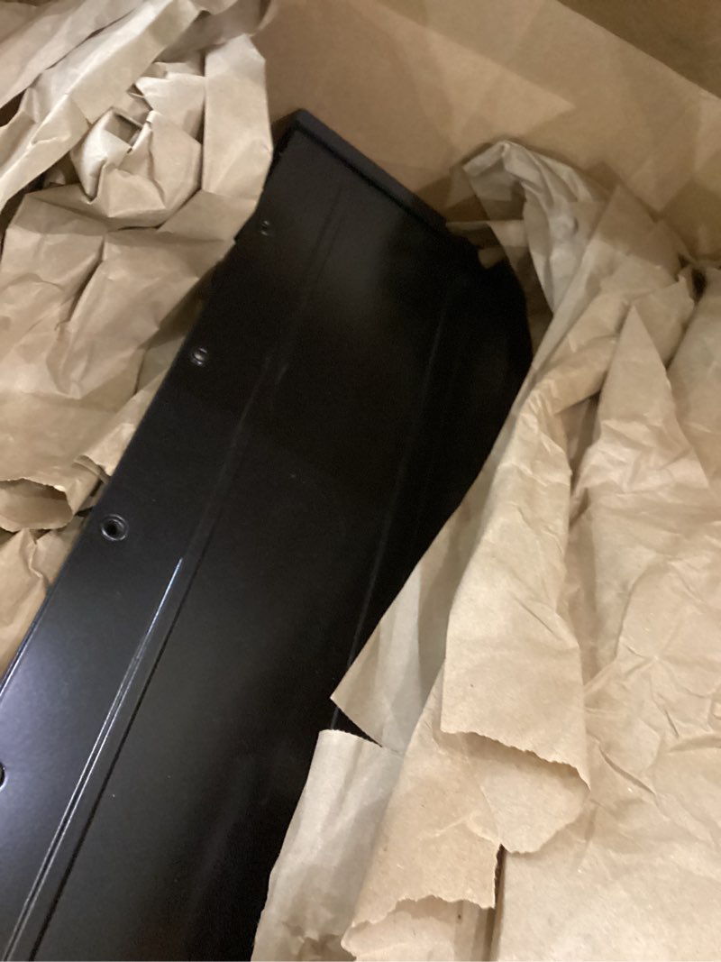 Condition photo showing As Is for Architectural Mailboxes 8830B-10 Winston Nickel Flag Post Mount Mailbox, Medium, Black Black Mailbox