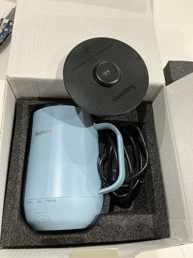 Condition photo showing Good Condition for supsonic - 16oz self heating coffee mug, smart heated coffee mug faster direct-contact heating up to 149°f, coffee mug warmer set with auto shut-off - gifts for men women | s2 glacier blue