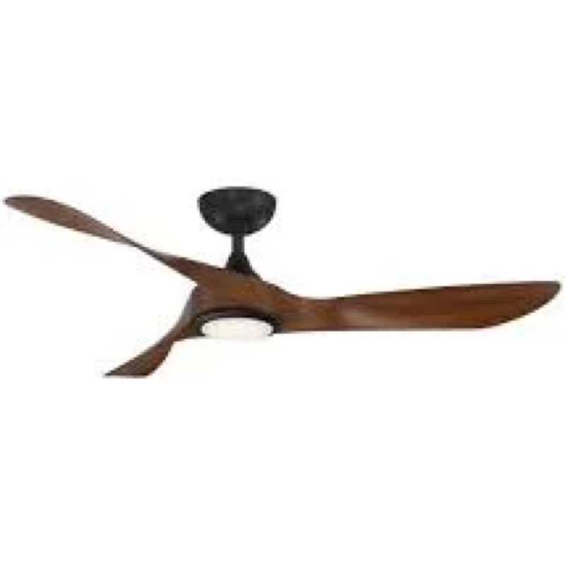 wac smart fans swirl 3-blade led smart ceiling fan