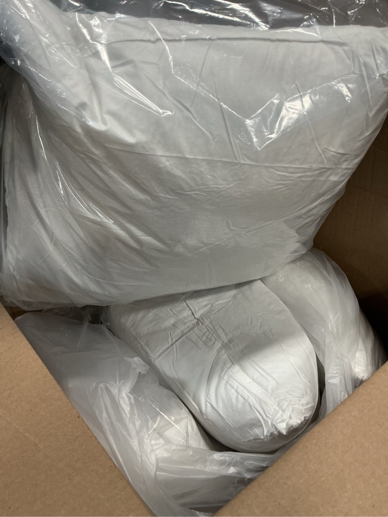 Condition photo showing Good Condition for miulee pack of 4 18x18 pillow inserts, premium feather and down decorative throw pillows, fluffy and choppable, cotton fabric for sofa bed couch
