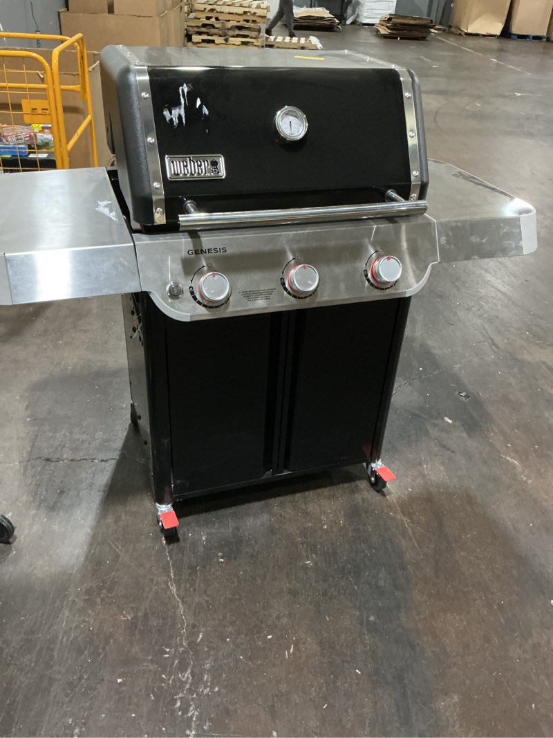 Condition photo showing Good Condition for weber genesis e-315 black 3 -burner liquid propane gas grill