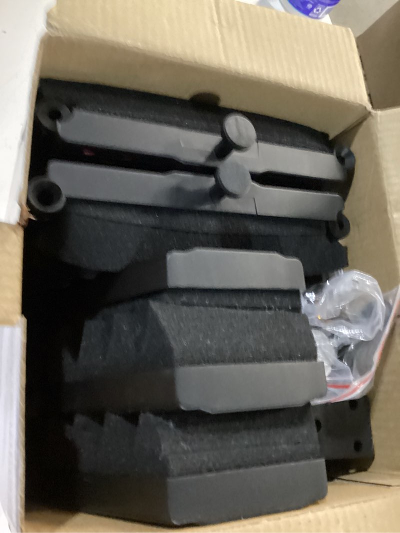 Condition photo showing New/Like New for xtuga recording microphone isolation shield, high density absorbent foam 5 panels to filter vocal,top enclosed foldable soundproof cover for condenser studio equipment mis02
