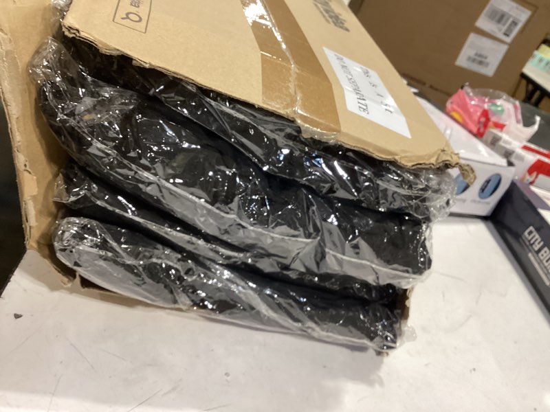 Condition photo showing Good Condition for Cocktail Table Covers-Spandex Round High Top Table Cloths 8 Pack 32x43 Inch-Black Stretch Fitted Bar Tall Tablecloth for Pub Bistro Highboy Party Event Banquet Height Folding Satnding Tables Black 32" x 43" | 8 Pack