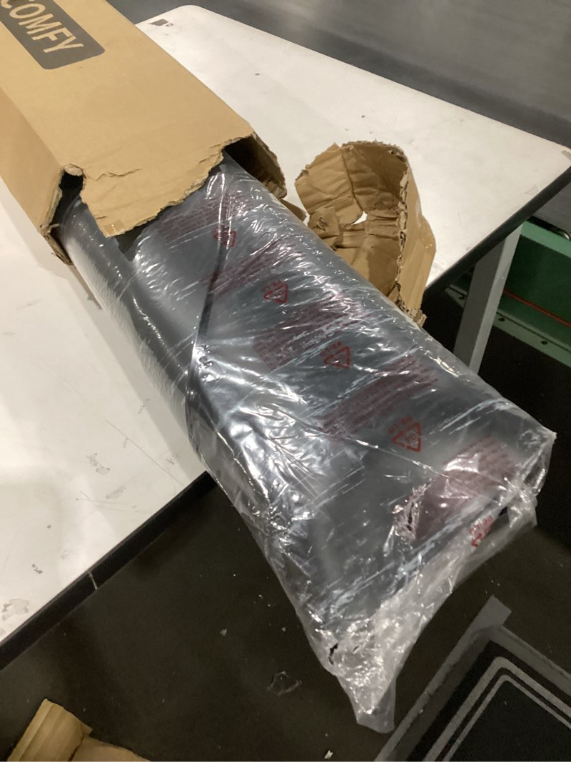 Condition photo showing As Is for Anti Fatigue Salon Mat for Hair Stylist Anti-Slip Antique Series Salon & Barber Shop Chair Floor Mat (17''x28'' x 5/8'',Black)