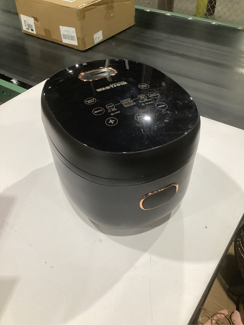 Condition photo showing As Is for (used, not tested)wantjoin boba maker machine commercial boba cooker commercial boba pearl maker for bubble tea milk tea boba pot for tapioca pearls for restaurants milk tea stores dessert stores lounge bars 110v 5.3 quarts black
