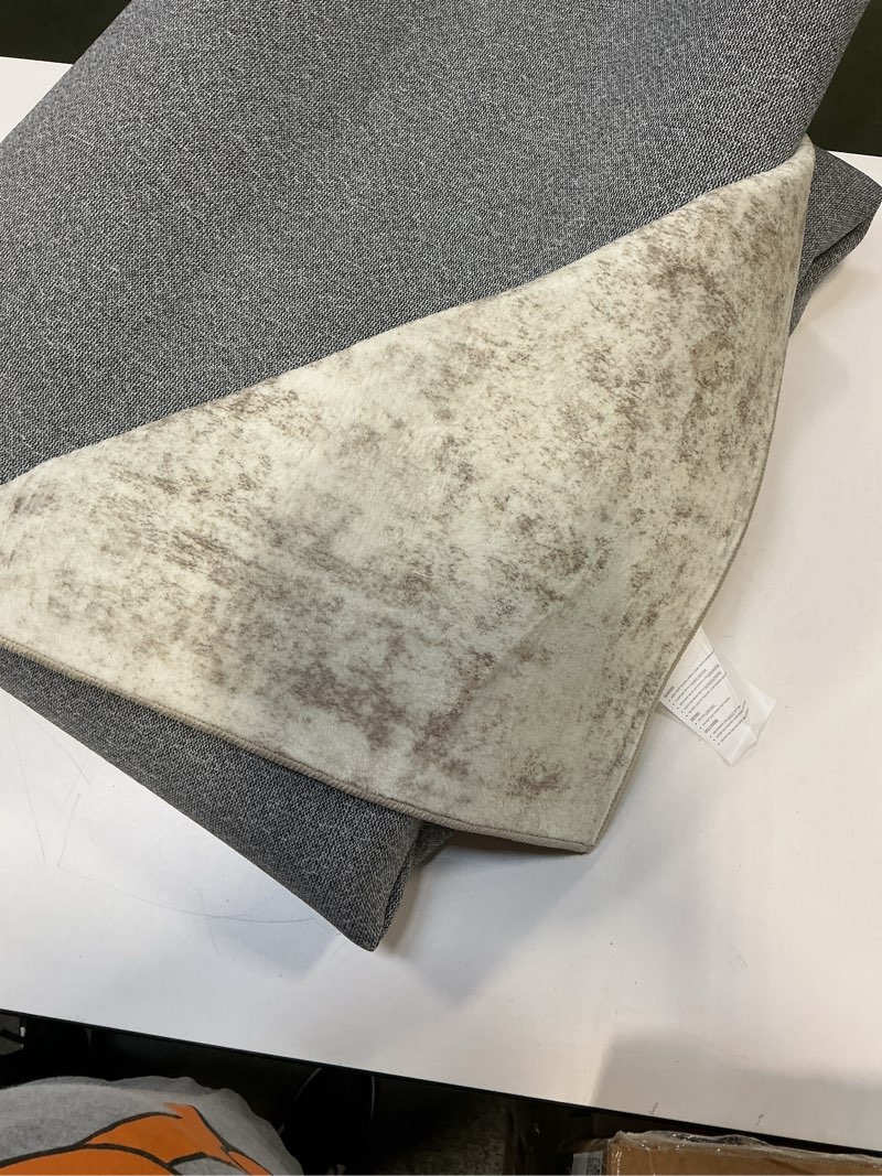 Art&Tuft Washable Rug, Anti-Slip Backing Abstract Area Rugs, Stain Resistant Rugs for Living Room, Foldable Machine Washable Area Rug(01-Beige, 5'x7')