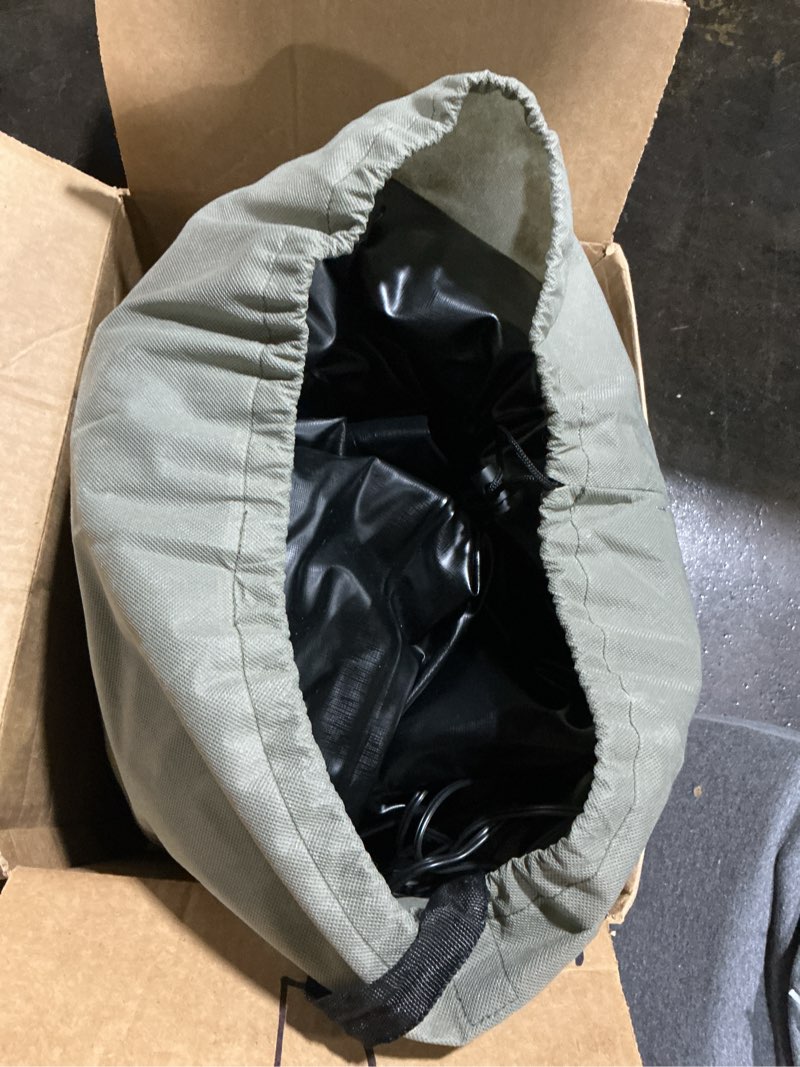 Condition photo showing As Is for ozark trail 13" full air mattress with built-in usb pump