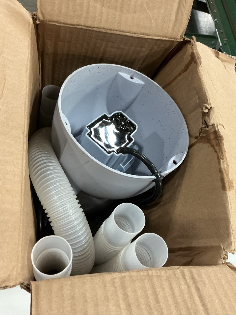 Condition photo showing As Is for tongass 800 gph pool filter pump for above ground pools, powerful circulation system with filter cartridge, gfci safety protection, easy to install pool pump for pools up to 5000 gallons