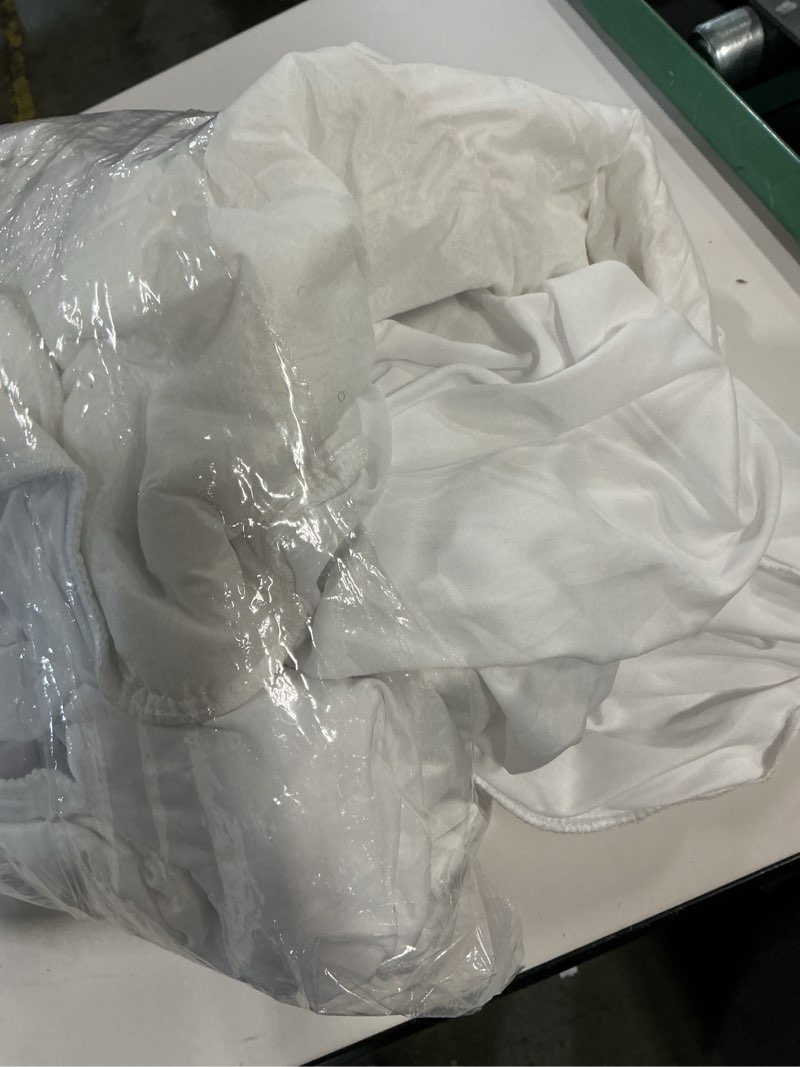 Condition photo showing As Is for Electric Mattress Pad Full Size Quilted Wave 10 Heat Settings with 12 Hour Auto Off, Deep Pocket Fits up to 18", Coral Fleece Bed Warmer, ETL Certified Machine Washable, 54"x75" Full Quilted Wave