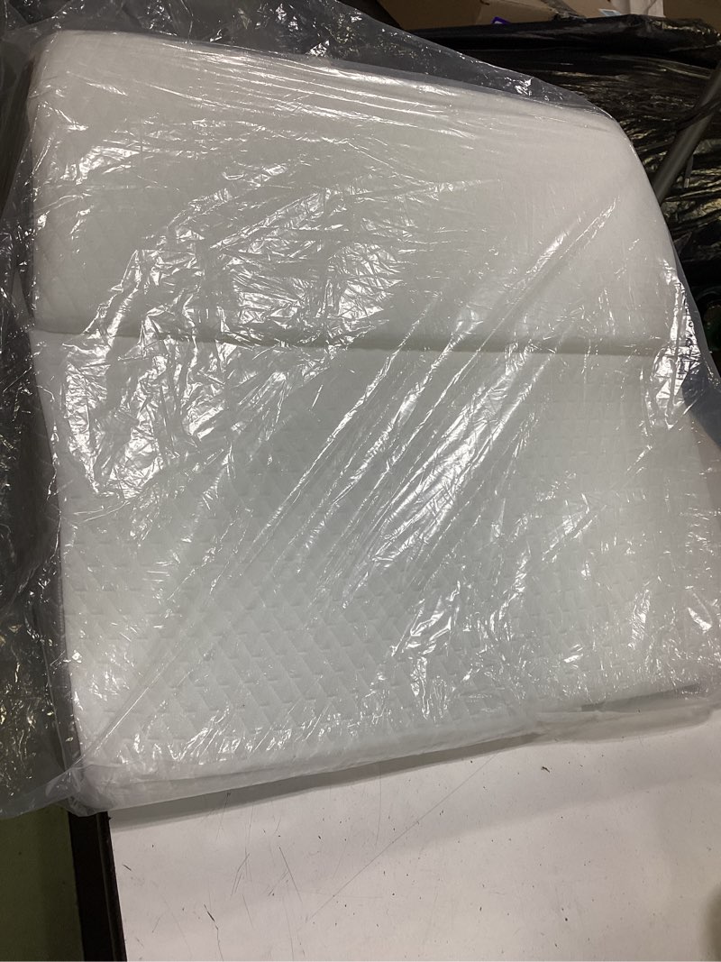 Condition photo showing Good Condition for bed wedge pillow for sleeping, 9&12 inch adjustable wedge pillow set for after surgery, triangle pillow for back pain relief, leg support, acid reflux, gerd, white/grey white/grey adjustable 9&12 inch + no head pillow