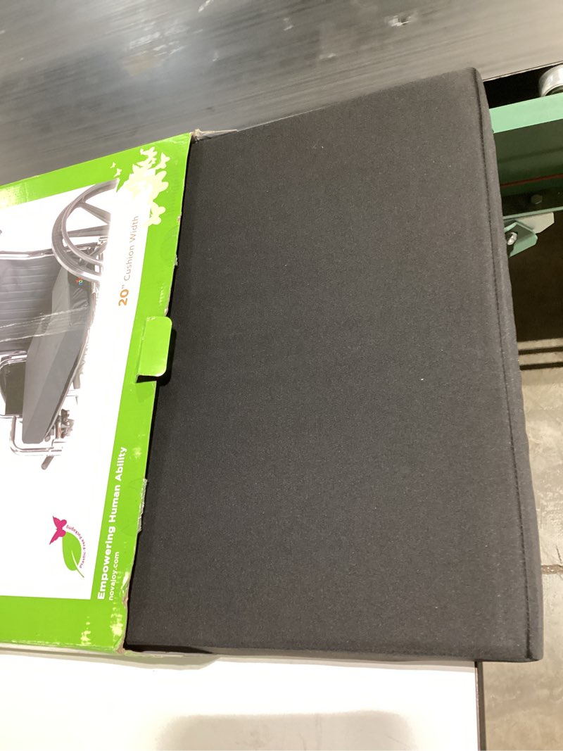 Condition photo showing New/Like New for nova coccyx seat cushion – high density foam u-shaped pillow for tailbone pain relief, sciatica & back support – fits wheelchair, office chair & car – non-slip, washable cover – 20” x 18” x 3” 3" x 20" x 18"