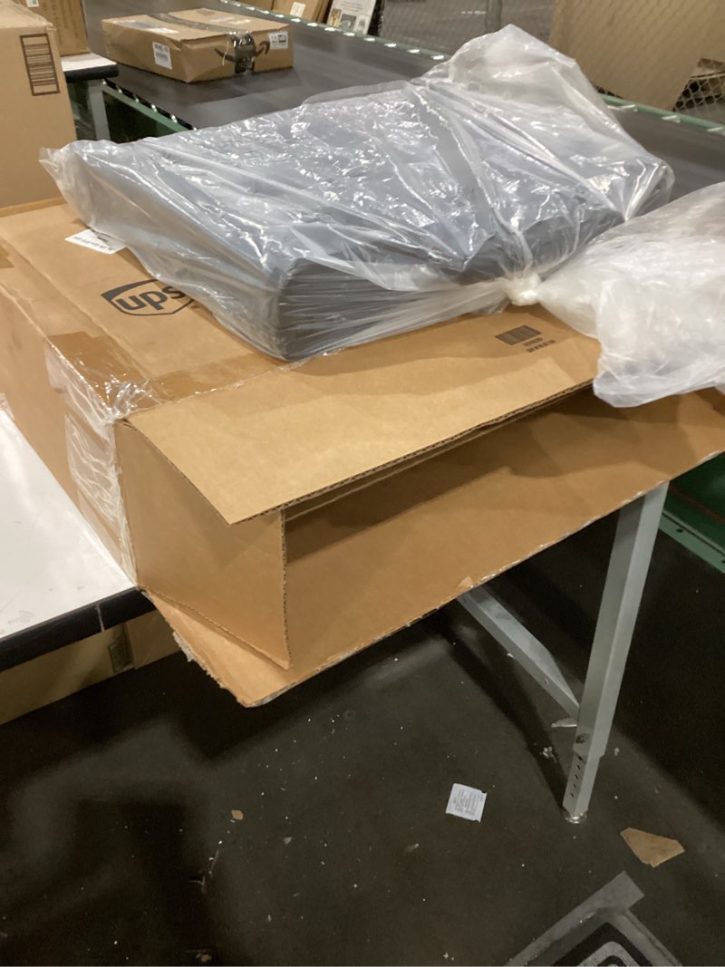 Condition photo showing As Is for Plastic suitcase with wheels