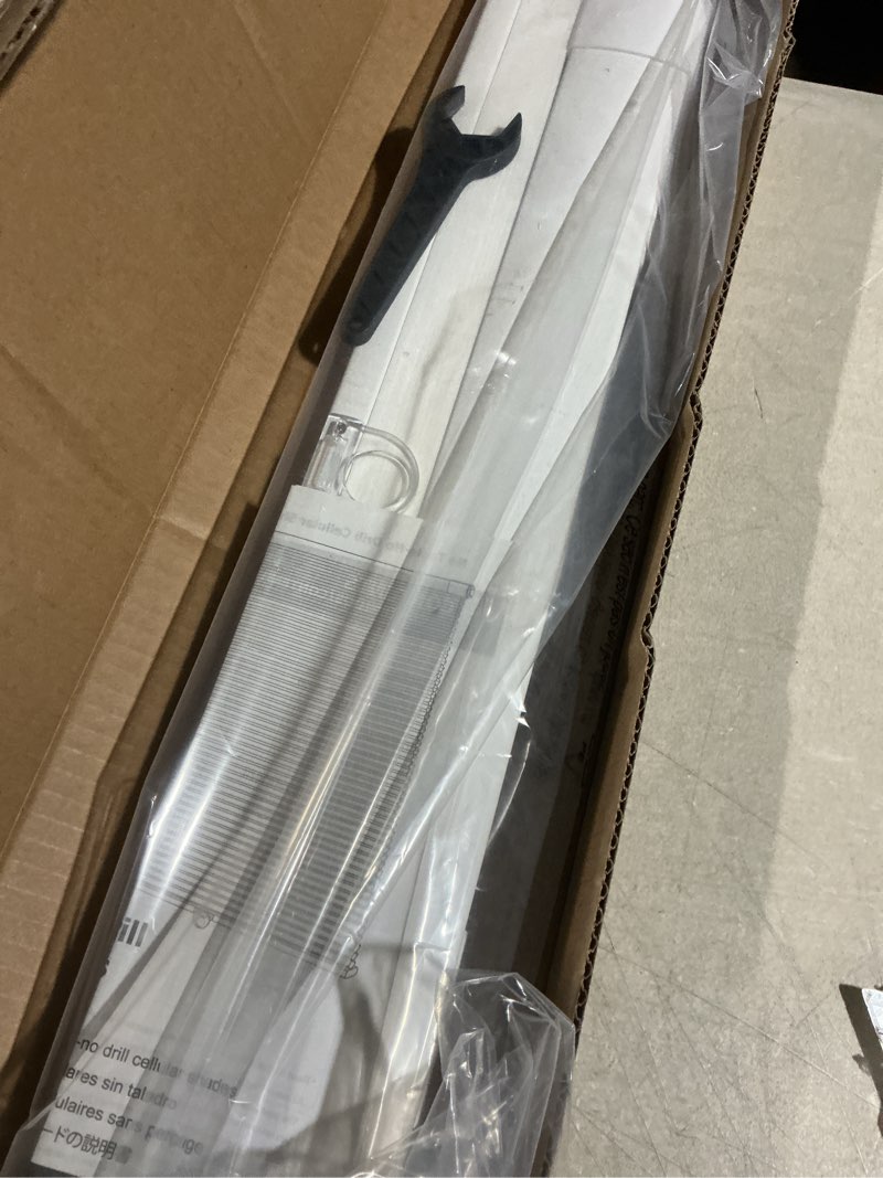 Condition photo showing Good Condition for lazblinds no tools no drill cordless cellular shades, light filtering honeycomb shades for home, thermal insulation blinds for windows, 21" w x 36" h, white light filtering-white 21" w x 36" h
