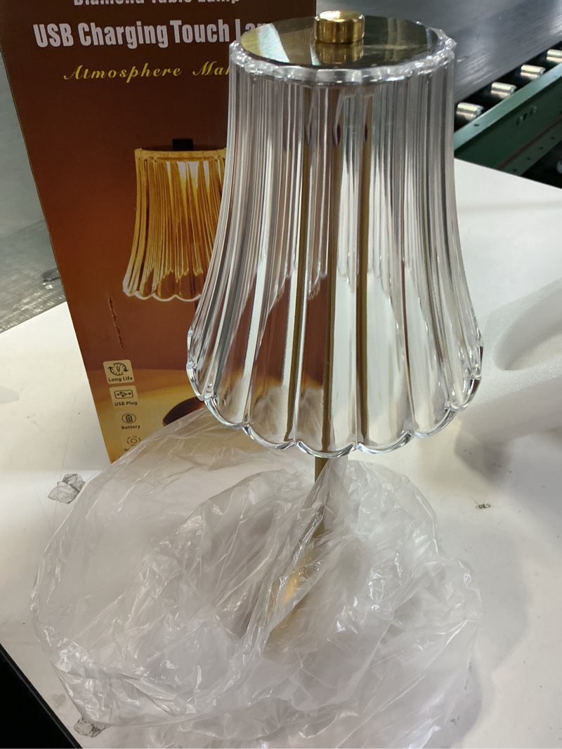 Condition photo showing Good Condition for Bornerwhite 2 Pcs Cordless Table Lamp Gold Cordless Battery Operated Touch Table Lamps Rechargeable 