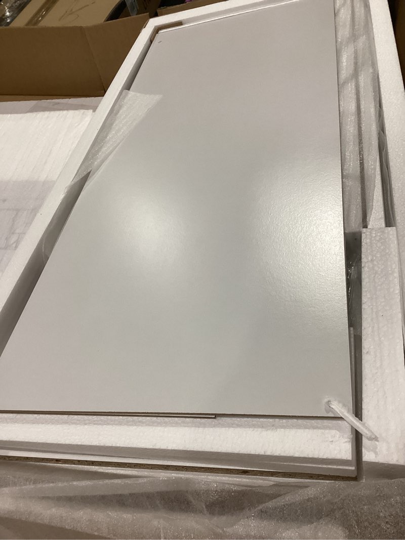 Condition photo showing New/Like New for HollyHOME Lateral File Cabinet with Drawer, Under Desk Storage with Dual Hanging Rods, Mobile Storage Cabinet for Letter/A4 Size, Wood Printer Stand & Open Shelves for Home Office Organization, White