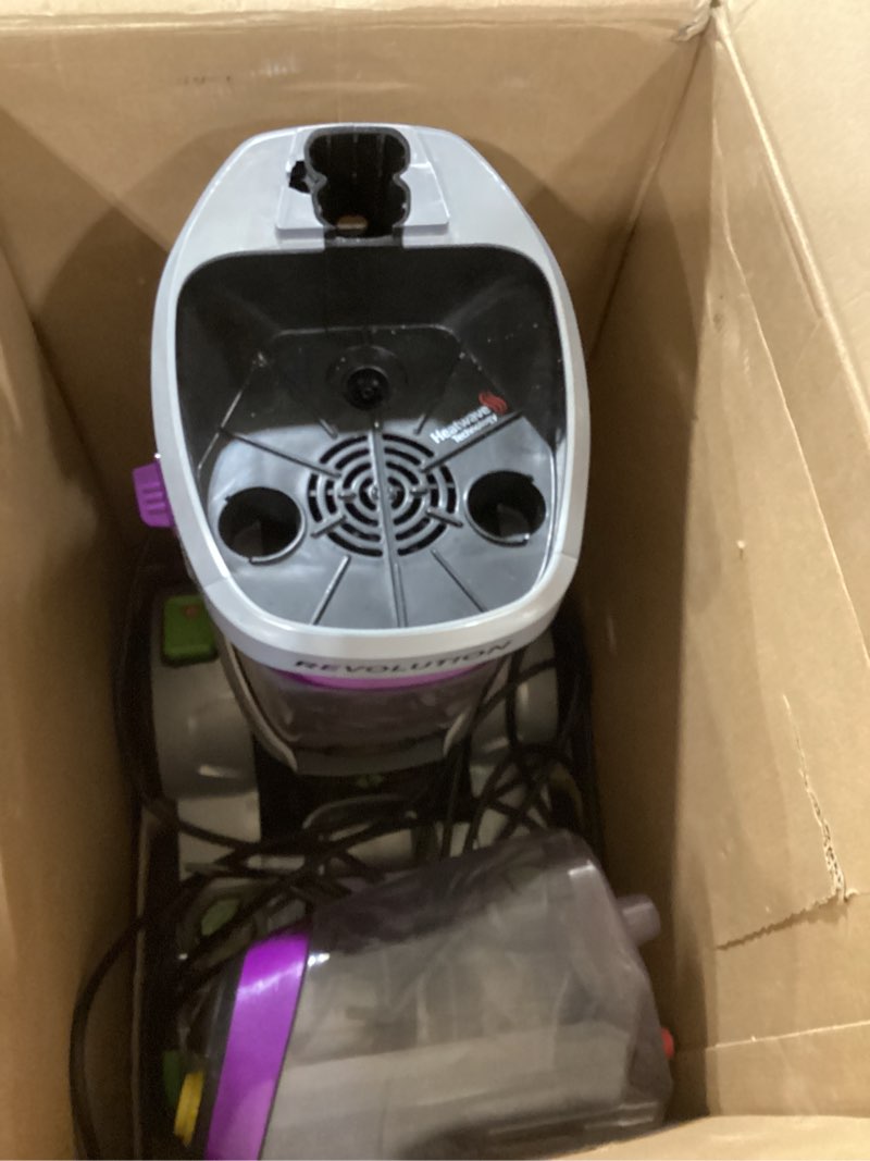 Condition photo showing As Is for Incomplete  BISSELL ProHeat 2X Revolution Pet Pro Plus, 3588F, Upright Deep Cleaner, 30-minute Dry Time, Dual Dirt Lifter Powerbrush, Hose & Tool Attachment, Pet Upholstery and Tough Stain Tool Included ProHeat Revolution Pet Pro Plus