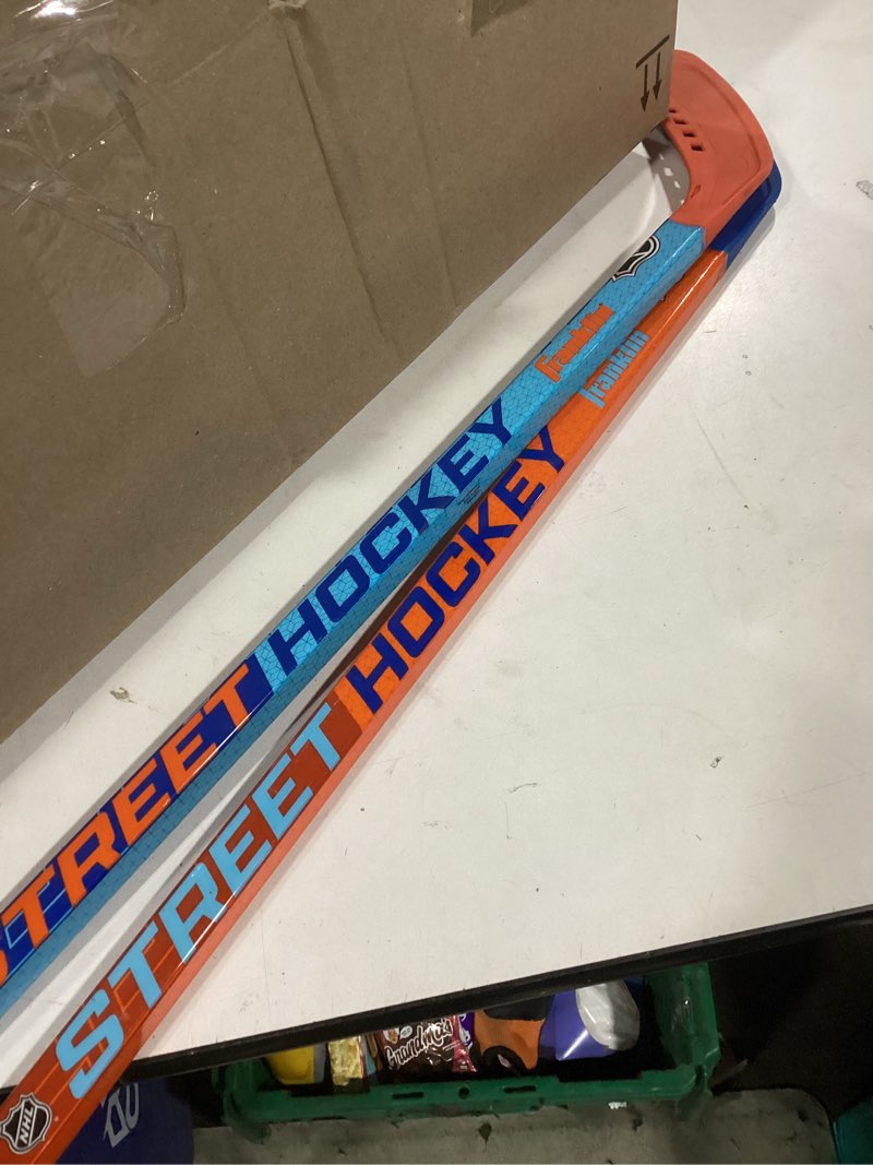 Condition photo showing Good Condition for Franklin NHL hockey sticks 