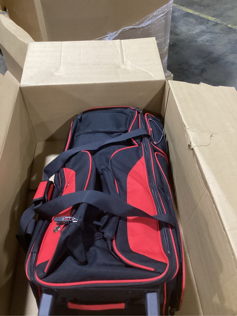 Condition photo showing As Is for (Similar to)Himal Outdoors Golf Travel Bag - Heavy Duty 600D Polyester Oxford Wear-Resistant, Excellent Zipper Universal Size with Wheels, Soft-Sided Golf Club Travel Cover to Protect Clubs