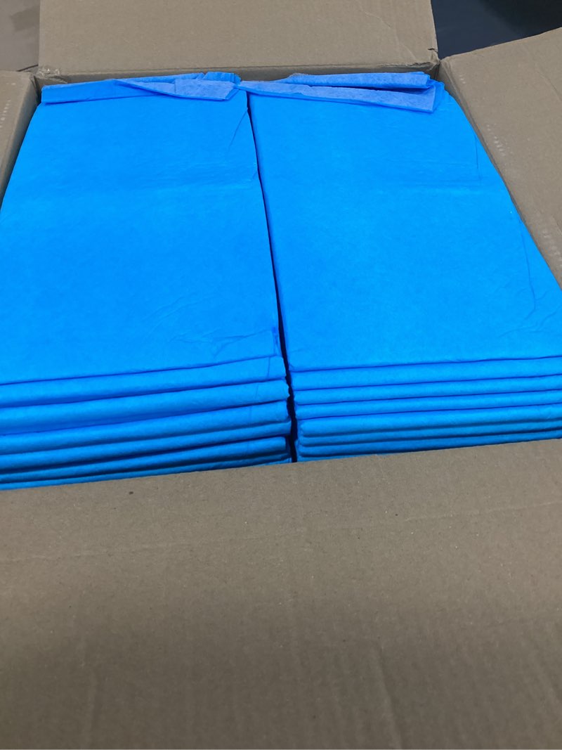 Condition photo showing New/Like New for american kennel club ultra absorbent odor control scented training pads for dogs leak-proof quick dry gel – 22 x 22 puppy pads - fresh scented - pack of 150 fresh scented 22 x 22 - 150 count