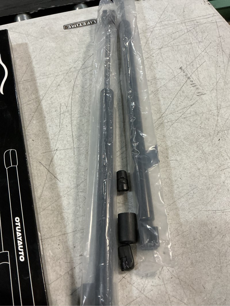 Condition photo showing As Is for otuayauto 10 inch gas sturts - 100n/22.5lbs universal lift support with mounting brackets - for tool box shock, rv door, truck cap, hydraulic door hinge, cabinet, camper shell (2pcs) 22.5lb/100n 10 inch