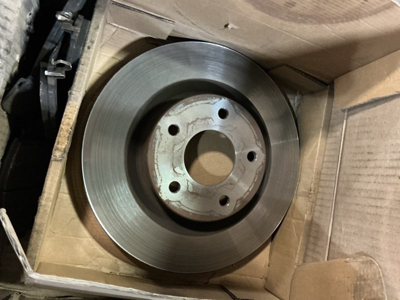 Condition photo showing As Is for a-premium 11.65 inch(295.91 mm) front vented disc brake rotors + ceramic pads kit compatible with select nissan models - altima 2014 2015 2016 2017 2018 2019, 6-pc set