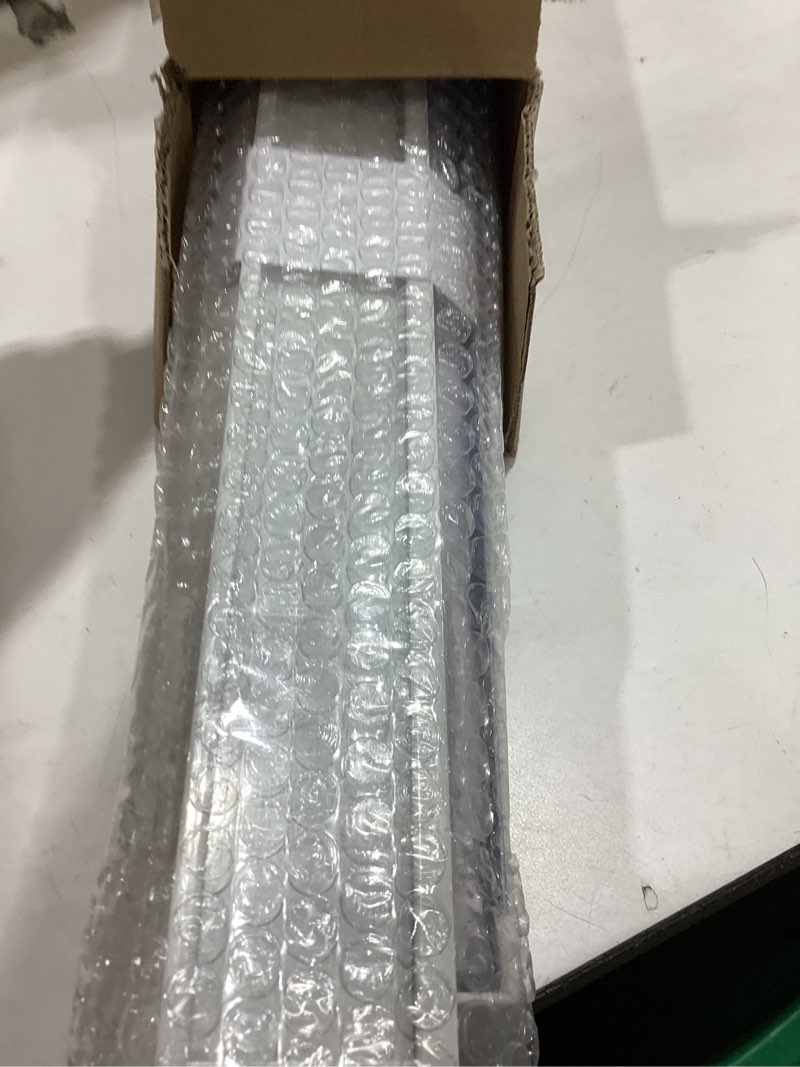 Condition photo showing Good Condition for luckup cordless zebra blinds roller shades for windows-dual layer high shading blinds with valance high shading day night privacy blackout fabric, 41" w x 72" h, white 41"w x 72"h white-blackout
