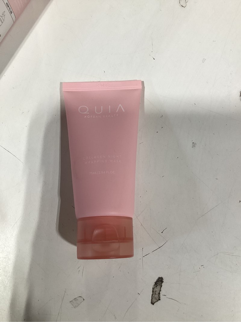 Condition photo showing As Is for QUIA Collagen Wrapping Mask 75ml - Clinical +92% Firmer Appearance - Overnight Glass Skin Peel Off - Korean Skincare - All Skin Types - Better Than Sheet Masks