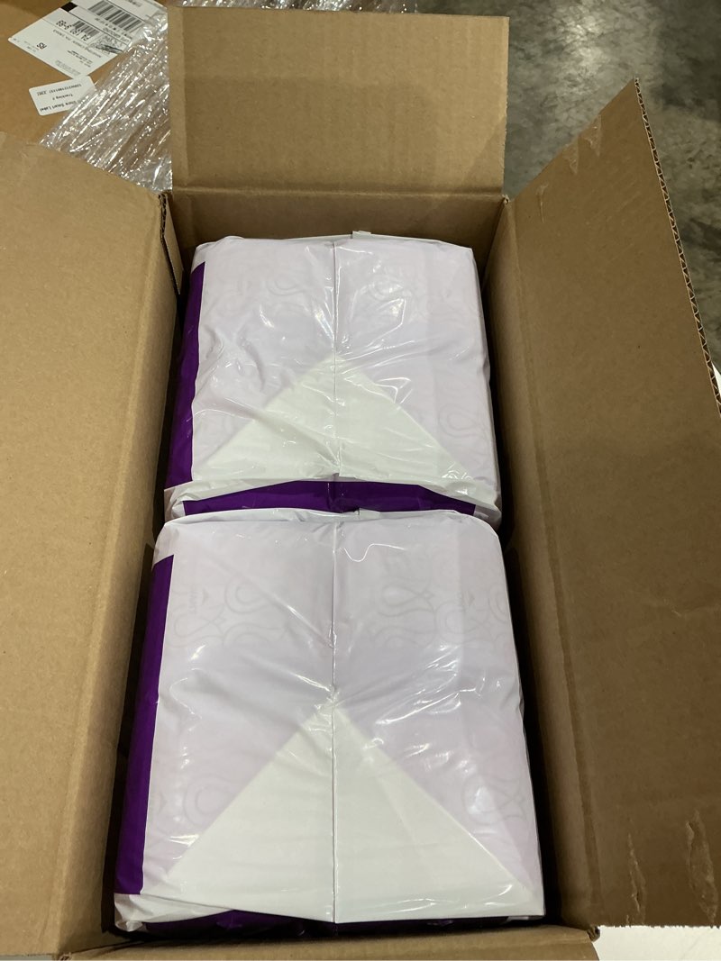 Condition photo showing New/Like New for poise incontinence & postpartum pads for bladder leaks, 5 drop maximum absorbency, regular length, 96 count, packaging may vary