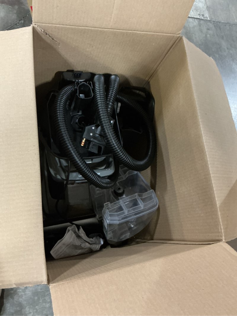 Condition photo showing As Is for hoover powerscrub xl carpet cleaner appliance: electric, 12" path, 0.8 gal tank, 23' cord