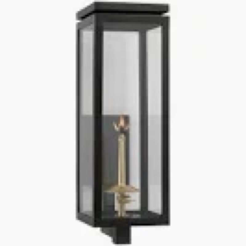 Fresno gas aluminum wall light