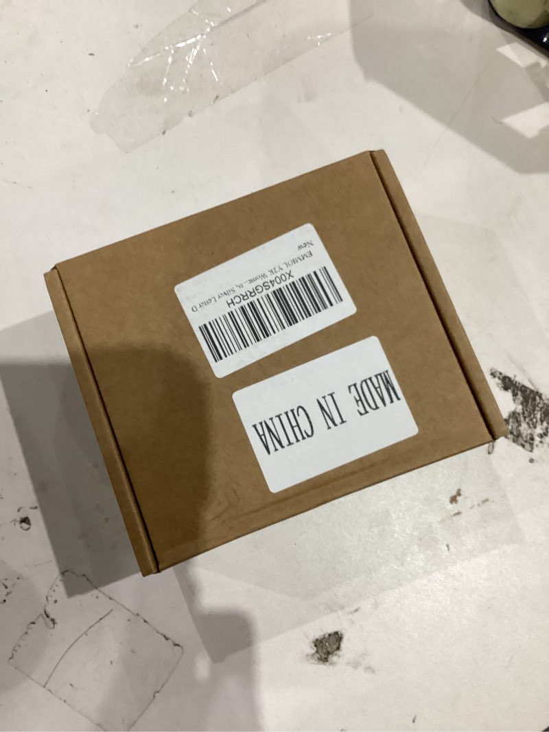 Condition photo showing New/Like New for EMMIOL Cool Y2K Belt Women Black bb Belt Silver Buckle Oval D Ring Star Belts Trendy Streetwear Punk for Jeans Black Fits 28" -34 " Waist