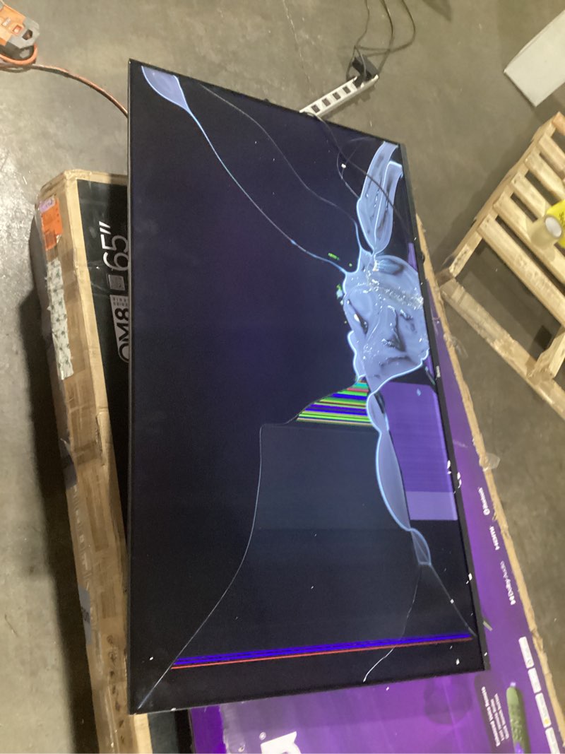 Condition photo showing As Is for screen display damaged roku smart tv – 55-inch select series, 4k hdr tv – roku tv with enhanced voice remote – flat screen led television with wi-fi for streaming live local news, sports, family entertainment