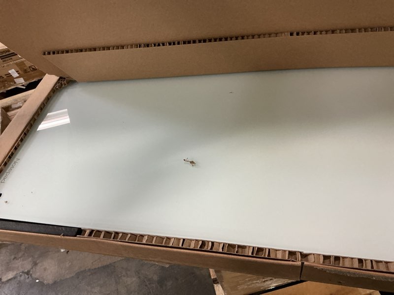 Condition photo showing New/Like New for Magnetic Dry Erase Board - Frameless Glass White Board 48 x 36 Inches, Wall Mounted for Office, Home & School White 48"W x 36"H