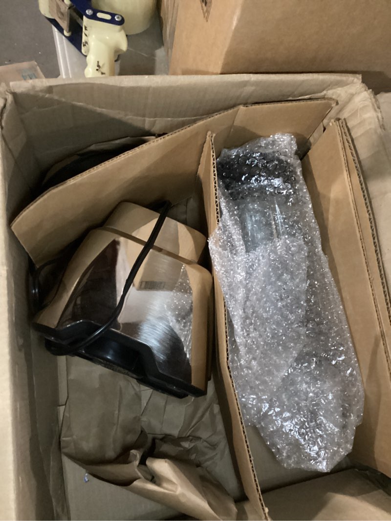 Condition photo showing As Is for oster pro 1200 smoothie blender with glass jar & 24oz to-go cup, countertop kitchen blender with 7 speeds, 1200w power, brushed nickel
