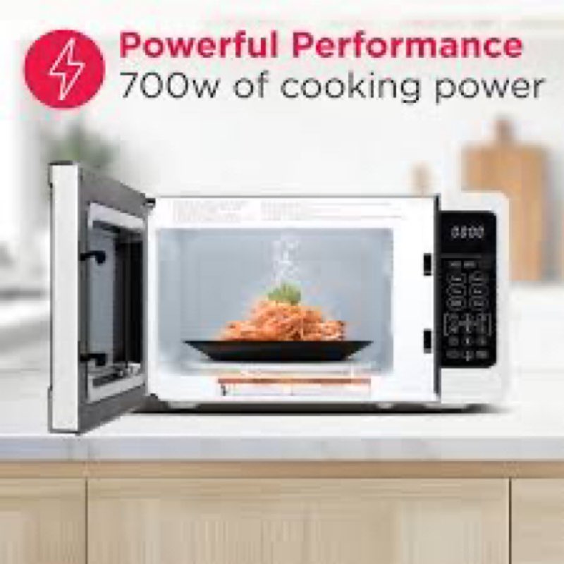 RCA RMW712WH 0.7-Cu-Ft 700-Watt Microwave, White