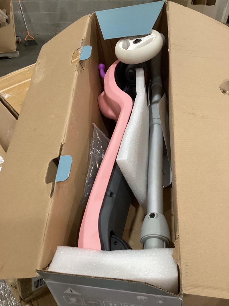 Condition photo showing Good Condition for electric scooter for kids ages 3-8, 3-wheel electric scooter, lean-to steer design, gift for boys/girls pink