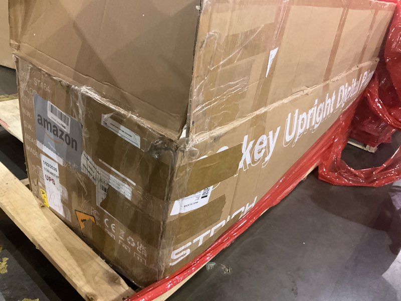 Condition photo showing Good Condition for STRICH 88 Keys Digital Piano, Hammer-Action Fully Weighted Keyboard, Cover Designed Electric Piano Keyboard with Furniture Stand, Headphones, Three Pedal, Brown, SDP-400 Dark Walnut Grain