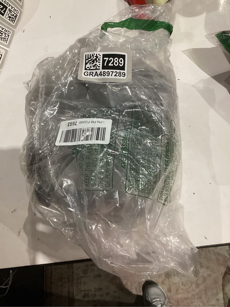 Condition photo showing As Is for Mr. Fireglass Lava Rock Granules, 2.75"-5" Large Volcanic Lava Rock for for Fire Pits, Fire Bowls, Fire Table and Gas Log Sets, Decorative Landscaping, Indoor & Outdoor Fireplaces - 10 Pounds, Black 2.75"-5" Black