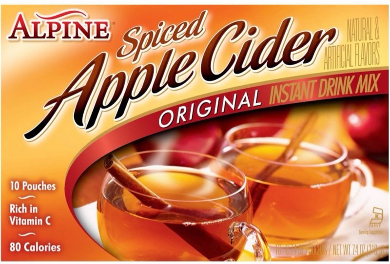 spiced apple cider instant drink mix 12/10/0.74 oz((best by/08/20/2027))