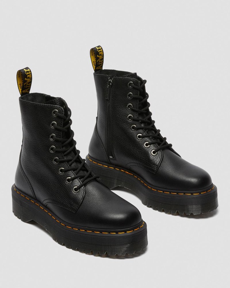 Dr. Martens Jadon Pisa Platform Boot in Black, Size Mens 10/Womens 11