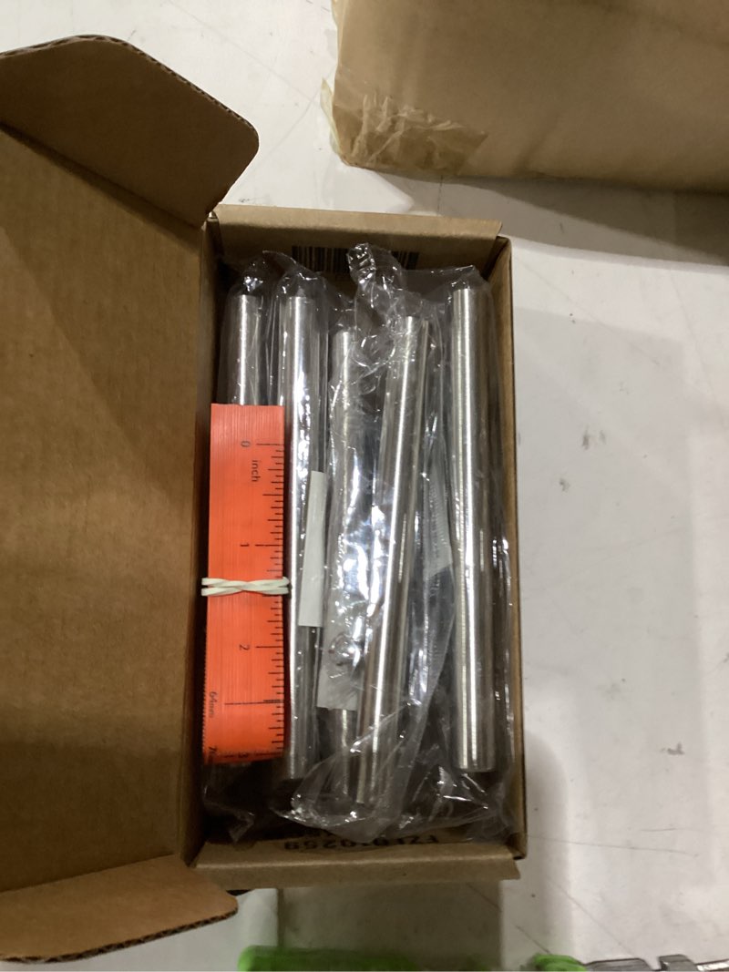 Condition photo showing New/Like New for probrico 5 pack|t bar cabinet pulls stainless steel kitchen handles bathroom cupboard knobs 3" hole centers, 5 inch total length hole center 3" brushed nickel 5