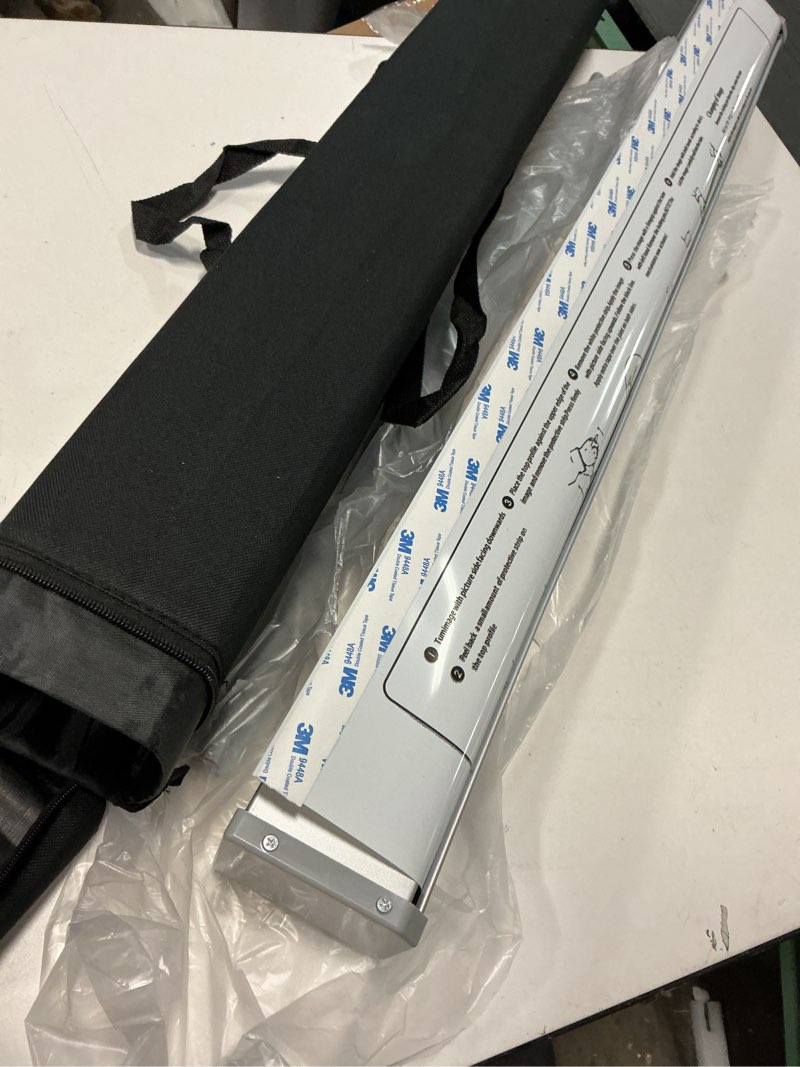 Condition photo showing Good Condition for Custom Retractable Banner Stand Signs READY IN 1 DAY Pull up Roll up Portable & Personalized Display with travel case for Business and Trade Shows Advertising and Promotion (Silver Stand, 33"x81")