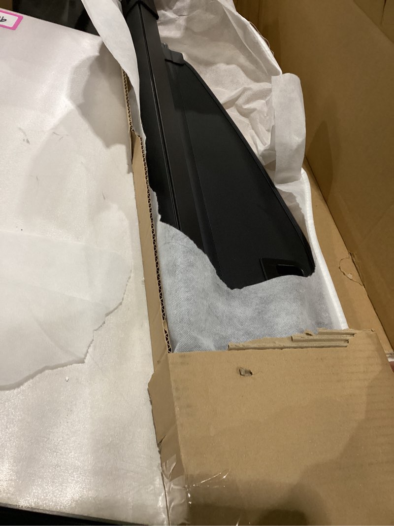 Condition photo showing New/Like New for BOPARAUTO Cargo Cover for Jeep Cherokee Accessories 2019 2020 2021 2022 2023 Rear Trunk Shade Cover(Not fit for Grand Cherokee) For Cherokee 19-21 Black Factory