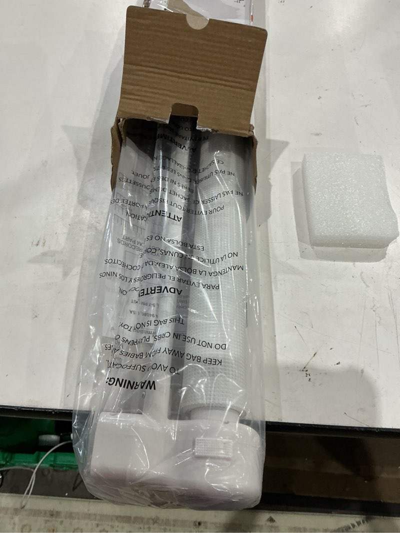 Condition photo showing Good Condition for reinforced 28 inch tall retractable baby gates for dogs, easy step over pet gate with support rods, 55" wide retractable dog gate, puppy gates for the house short dog gate for stairs, doorways, white white (28" tall x 55" wide)