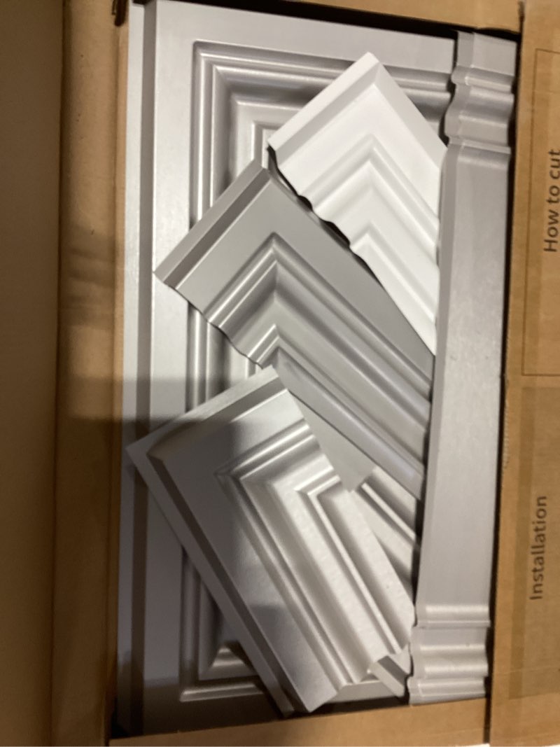 Condition photo showing Good Condition for Art3d 12-Pack Square Drop Ceiling Tile 2ft x 2ft in White, PVC Ceiling Panel 24 x 24in. - Compatible with 15/16" Drop Ceiling Grid System 24*24 White 12