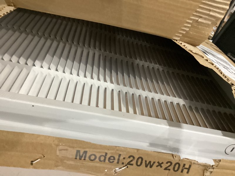 Condition photo showing Good Condition for Return Air Filter Grille Fit 20x20 Duct Opening,Steel Air Return Vent Cover Grill,HVAC Vent Covers for Wall and Ceiling,Holds 1" Thick AC Filter 20''W×20''H