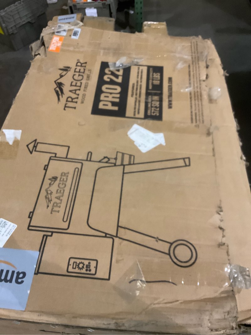 Condition photo showing As Is for Traeger Grills Pro 22 Wood Pellet Grill & Smoker, Electric Pellet Smoker Grill Combo, 6-in-1 BBQ Versatility, 572 sq. in. Grilling Capacity, Meat Probe, 450 Degree Max Temperature, 18LB Hopper, Bronze
