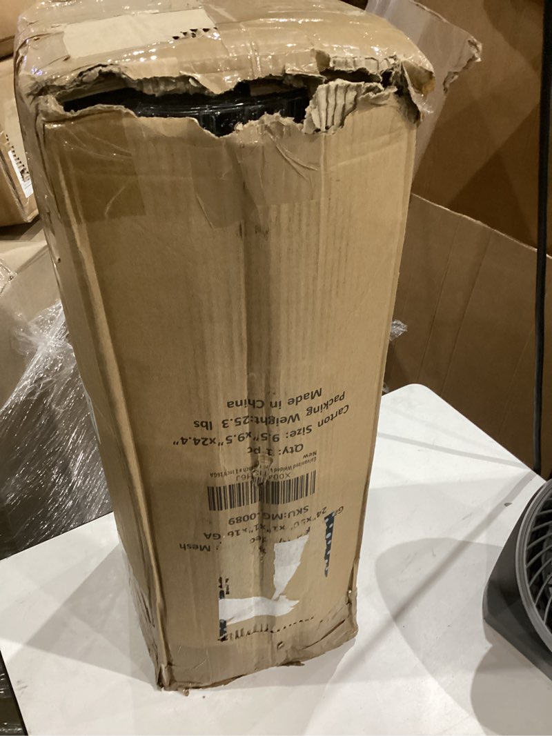 Condition photo showing New/Like New for 16ga galvanized 24in x 50ft-1in x 1in welded wire mesh garden economy fence 24"x50'-1"x1" 16ga galvanized